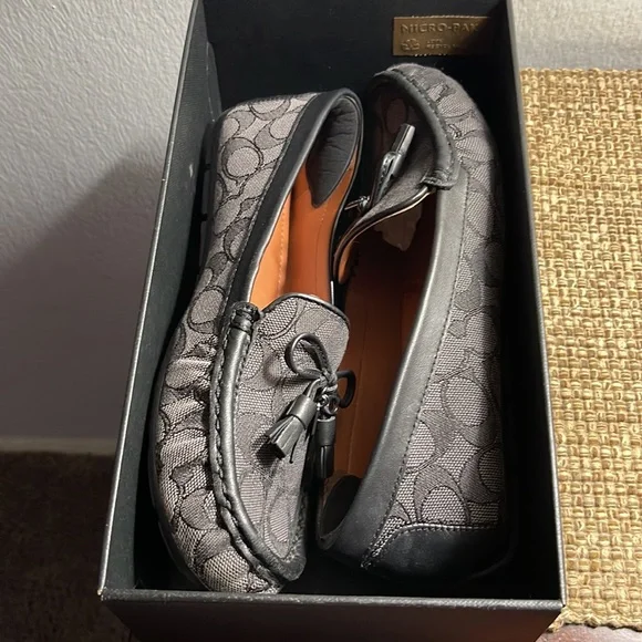 COACH MOIRA SIG JACQ LOAFE Leather Loafer Moira Loafer Coach Moira